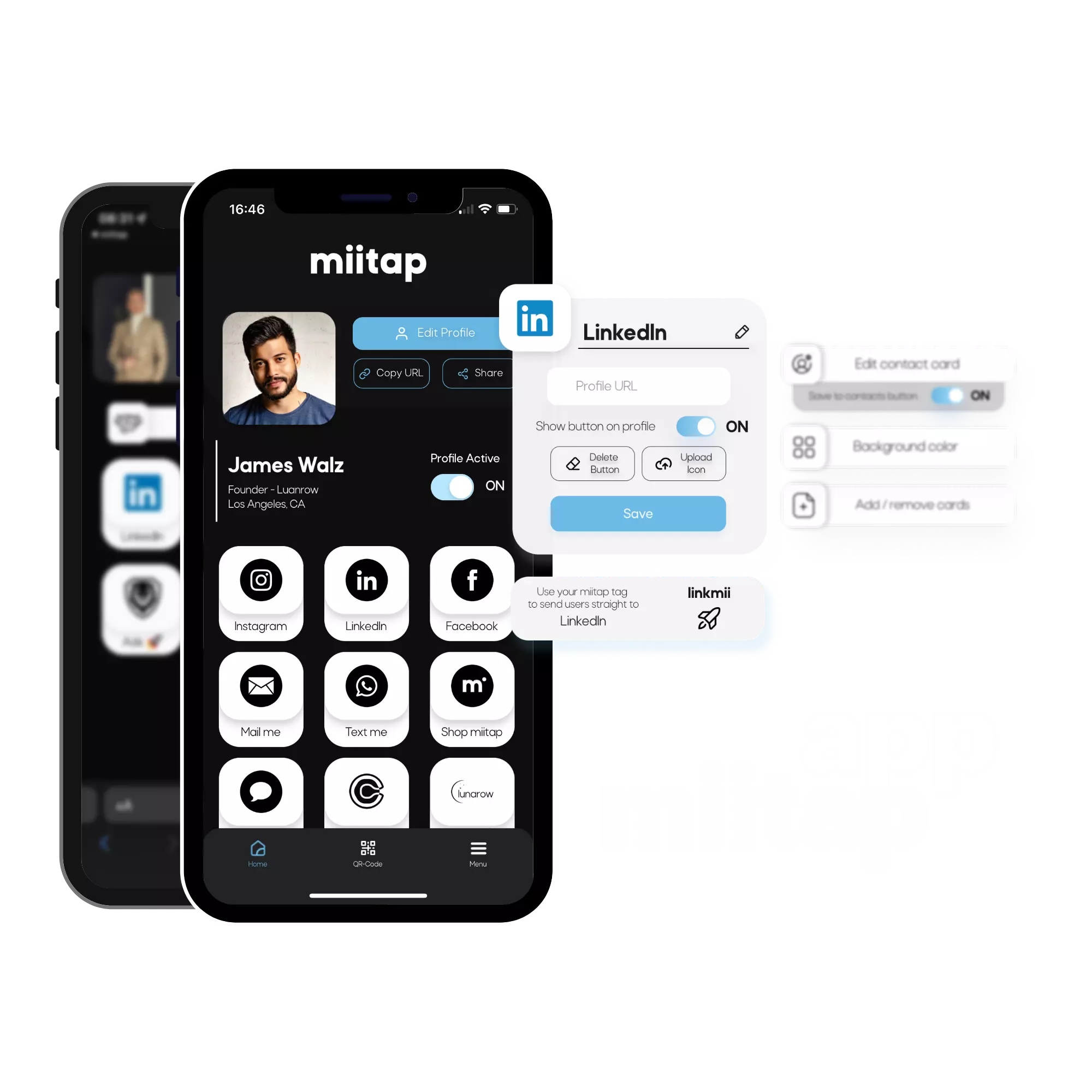 miitap digital business card profile