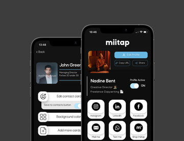 miitap digital business card app version